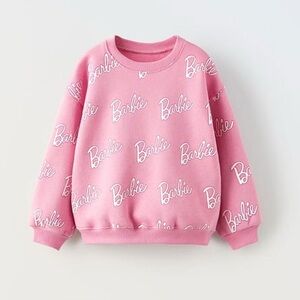 Zara Barbie Crewneck Sweatshirt size 4-5
